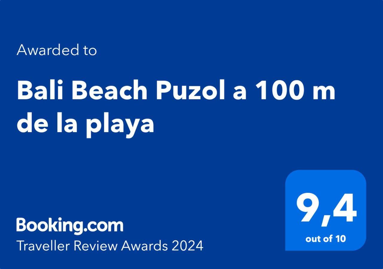 Bali Beach Puzol Relax Cerca De Valencia A 100 M De La Playa Con Ac Экстерьер фото